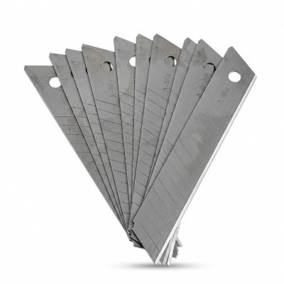Set 10 lame pentru cutter segmentate din otel inoxidabil 18 mm Adison